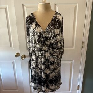 Parker Monochrome Patterned Dress